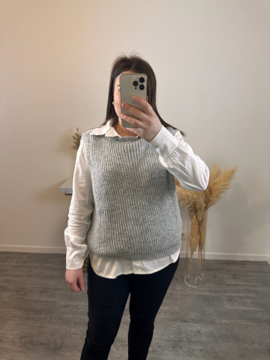 Grossiste Mily - pull sans manche