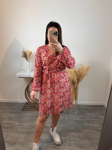 Wholesaler Mily - PRINTED STRAIGHT FIT DRESS