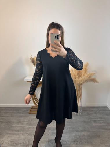 Robe grande taille noire new arrivals