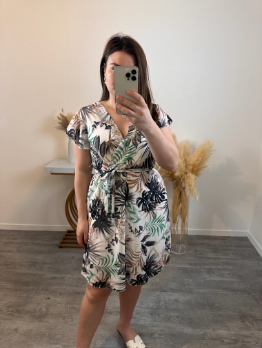 Wholesaler Mily - short sleeve printed dress