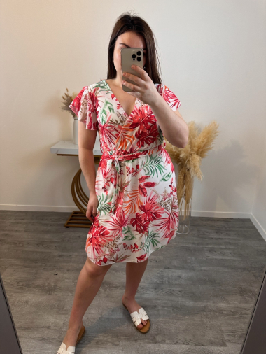 Wholesaler Mily - short sleeve printed dress