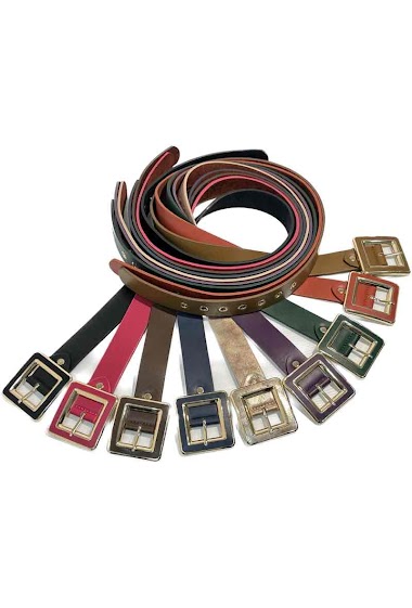 Wholesaler MIMILI - Square buckle belt