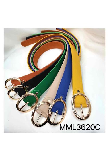 Mayorista MIMILI - Oval buckle belt