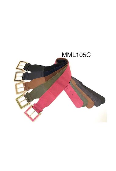 Großhändler MIMILI - Square buckle elastic waistband