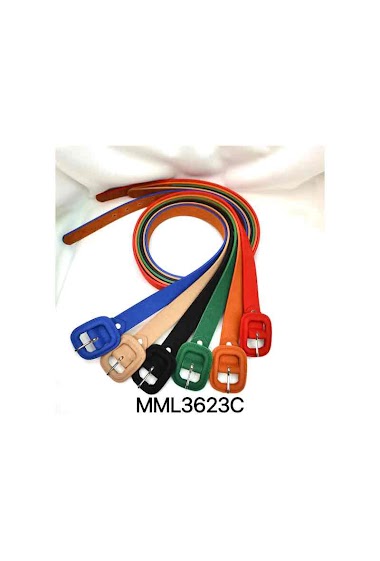 Wholesaler MIMILI - Thin square buckle belt