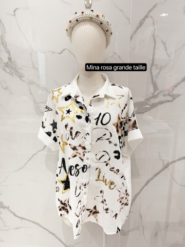 Wholesaler MINA ROSA Grande Taille - shirt