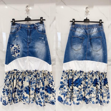 Wholesaler MINA ROSA Grande Taille - skirt
