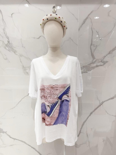 Grossiste MINA ROSA Grande Taille - t-shirt