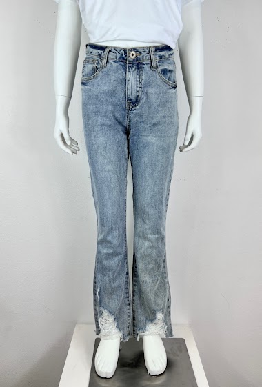 Wholesaler Mini Mignon Paris - High waisted flared jeans