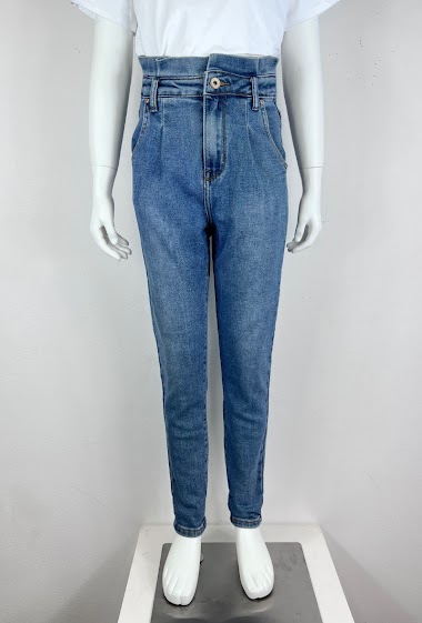 Mayoristas Mini Mignon Paris - High waist slim jeans