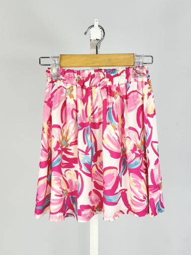 Wholesaler Mini Mignon Paris - Flowered skirt for girls