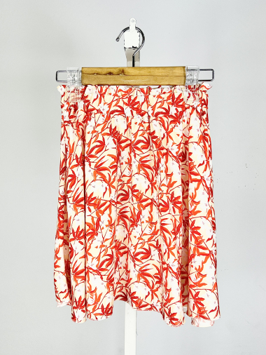 Wholesaler Mini Mignon Paris - Tropical floral skirt for girls