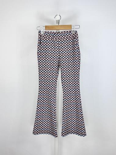Wholesaler Mini Mignon Paris - Patterned flare trousers