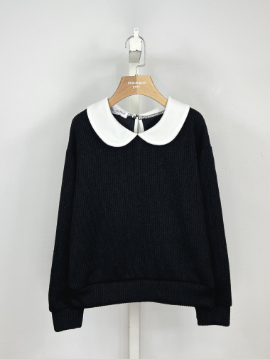 Peter pan clearance collar sweater