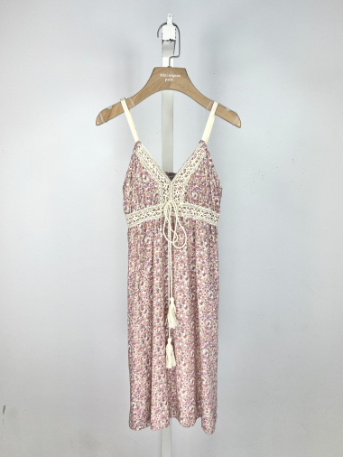 Wholesaler Mini Mignon Paris - Bohemian floral dress