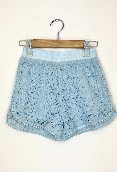 Wholesaler Mini Mignon Paris - Crochet lace shorts