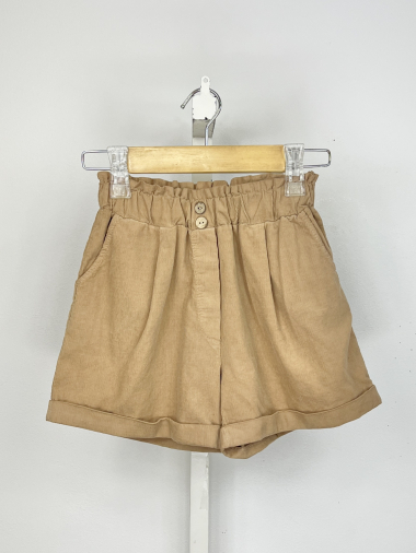 Wholesaler Mini Mignon Paris - Girls' corduroy shorts