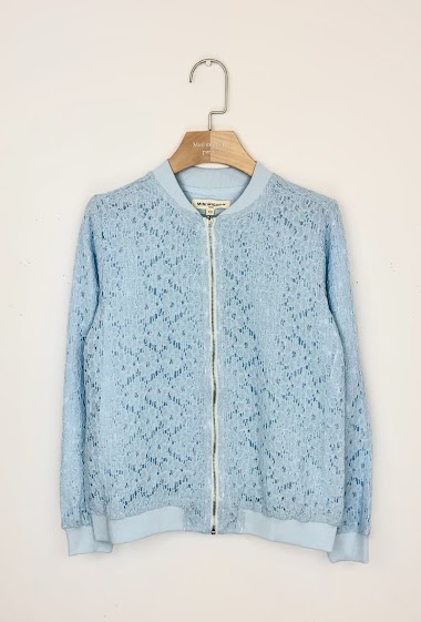 Crochet lace jacket