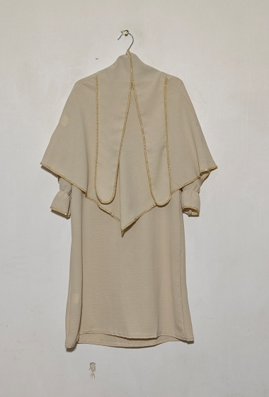 Großhändler Mini Pomme - Abaya 2-teiliges Abaya-Kleid mit Khimar
