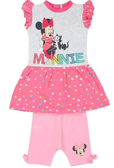Wholesaler Minnie - Minnie Clothing of 2 pieces with hanger