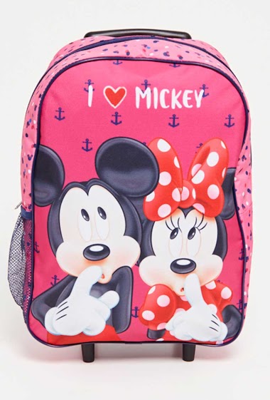 Wholesaler Minnie - Minnie Schoolbag with wheels 40x30x13