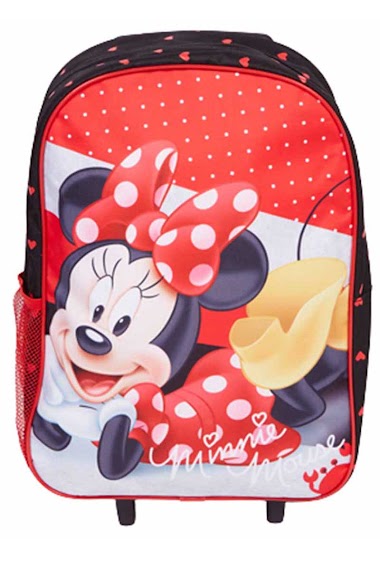 Wholesaler Minnie - Minnie Schoolbag with wheels 40x30x13