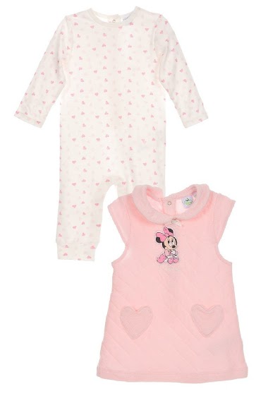 Wholesalers Minnie - Two pieces set robe + combination