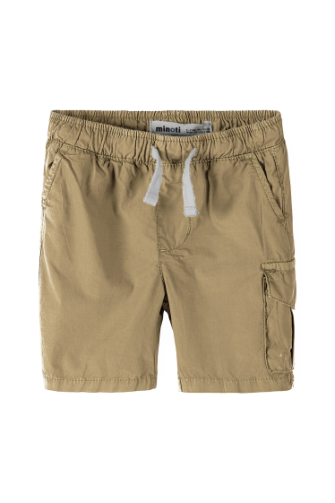 Wholesaler Minoti - paper touch poplin shorts - g/dye
