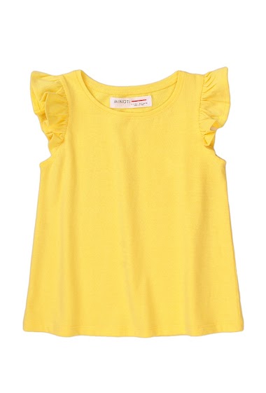 Wholesaler Minoti - Girls yellow basic vest