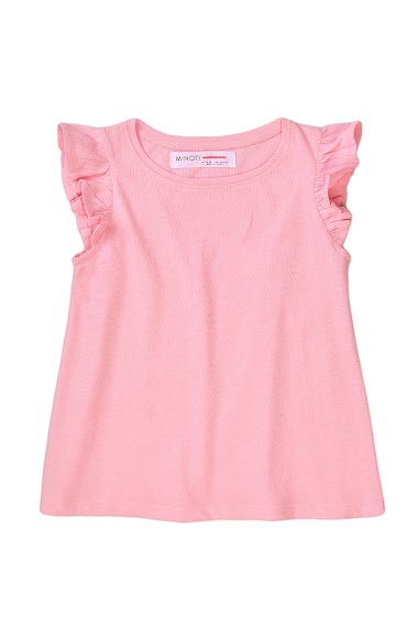 Wholesaler Minoti - Girls neon pink basic vest