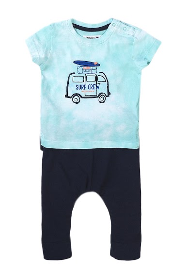 Wholesaler Minoti - 2pcs set pants + T-shirt MINOTI