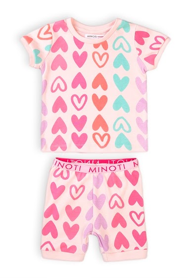 Wholesaler Minoti - 2pcs short pajamas set MINOTI