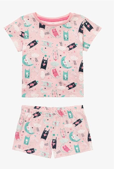 Wholesaler Minoti - 2pcs short pajamas set MINOTI
