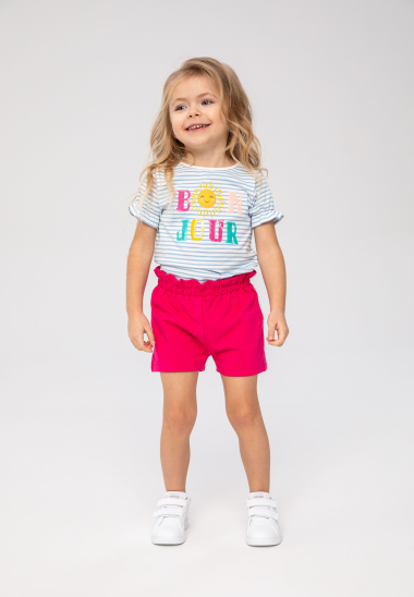 Großhändler Minoti - „Hello“-T-Shirt + Baby-Shorts-Set (ANANAS 4) MINOTI