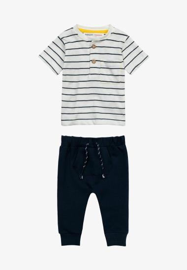 Wholesaler Minoti - 2pc grandad t-shirt & jogpant set