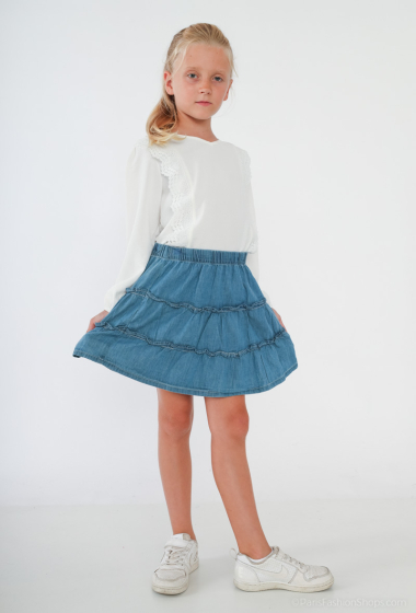 Wholesaler Minoti - Chambray style skirt MINOTI