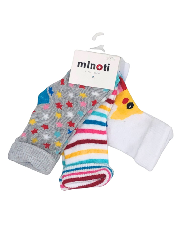 Wholesaler Minoti - 3 pack boys socks non slip socks