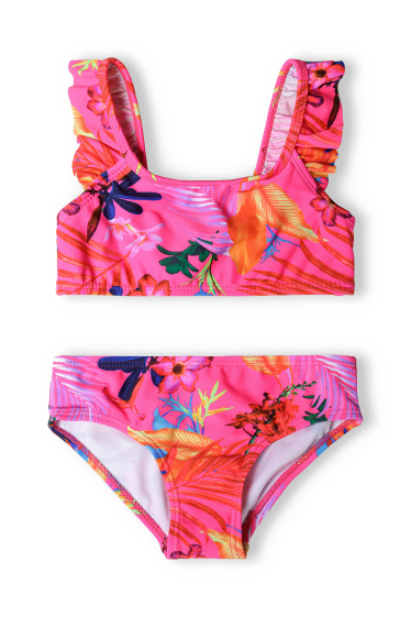 Wholesaler Minoti - bright print bikini with frills