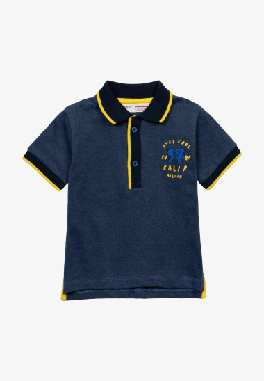 Wholesalers Minoti - Pique polo shirt with tipping