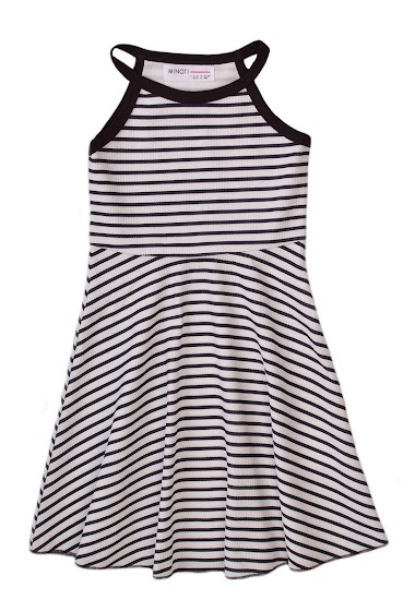 Wholesaler Minoti - textured striped dress