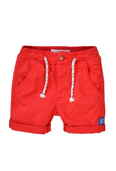 Peached pull on woven short
