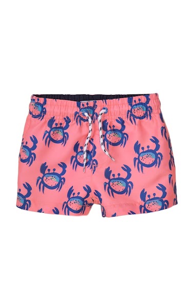 Wholesaler Minoti - Boys coral crab aop board shorts