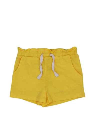 Großhändler Minoti - Gelbe Basic-Jersey-Shorts (10SHORT 2) MINOTI