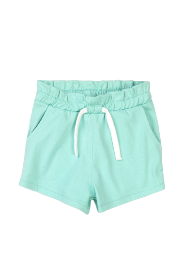 Großhändler Minoti - Mintfarbene Basic-Jersey-Shorts (10SHORT 5) MINOTI