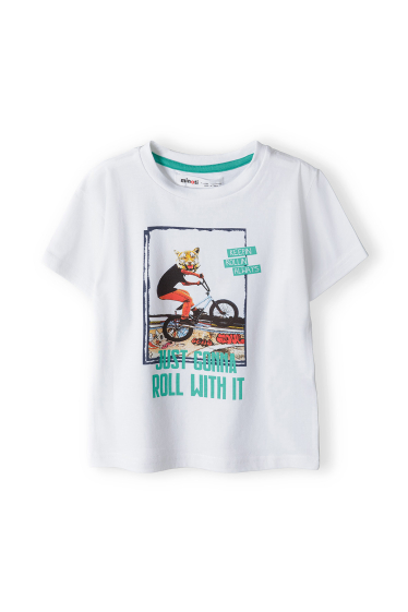 Grossiste Minoti - T-shirt imprimé cycliste (13TEE 25) MINOTI