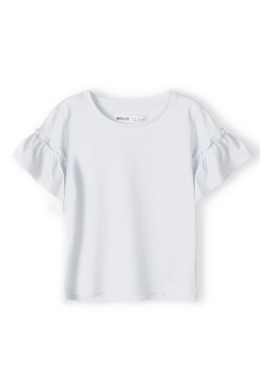 Wholesaler Minoti - crew t-shirt with frill sleeve