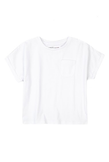 Großhändler Minoti - MINOTI schlichtes Kurzarm-Crop-Top-T-Shirt