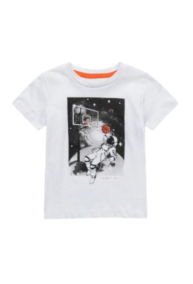 Grossiste Minoti - Tee-shirt manches courtes imprimé astronaute MINOTI