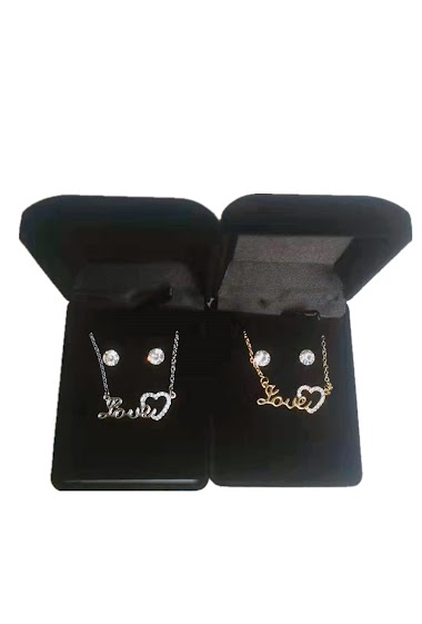 Mayorista MET-MOI - Necklace box with earrings