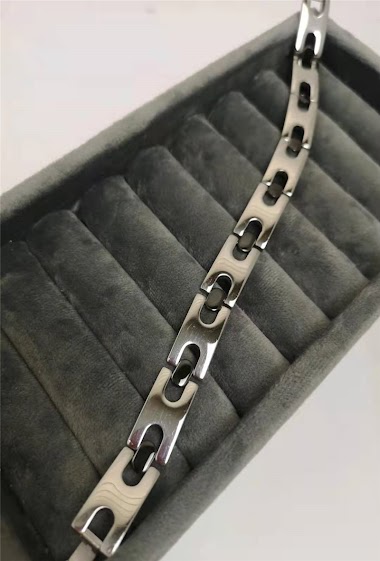 Grossiste MET-MOI - Bracelet homme en acier inoxydable